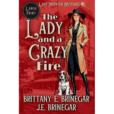 The Lady and a Crazy Fire: A 1920s Hotel Murder Mystery (Large Print)