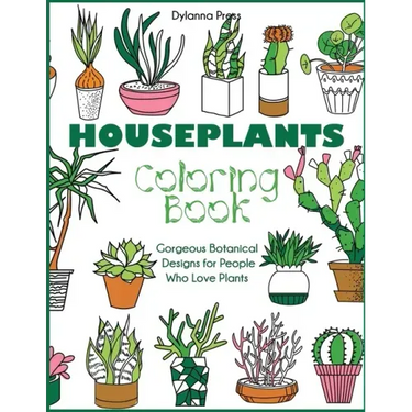Houseplants Coloring Book