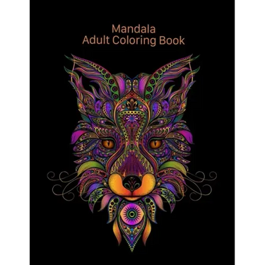 Mandala Adult Coloring Book: Coloring for adults with protein, ostriches, rhinos and many other