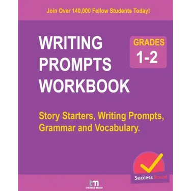 Writing Prompts Workbook - Grades 1-2: Story Starters, Writing Prompts, Grammar and Vocabulary.