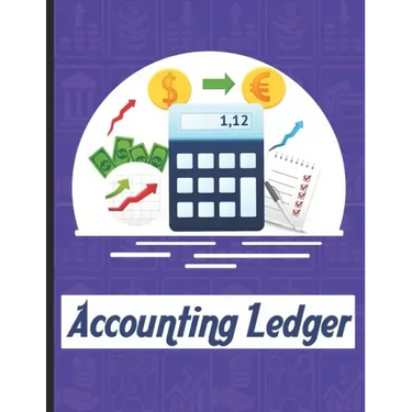 accounting ledgers for bookkeeping: Accounting General Ledge, sustained and long lasting tracking and record keeping Size:8.5"x11" in 100