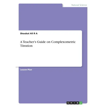 A Teacher's Guide on Complexometric Titration