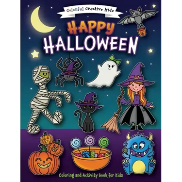 Happy Halloween Coloring and Activity Book
