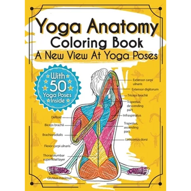 Yoga Anatomy Coloring Book: A New View At Yoga Poses