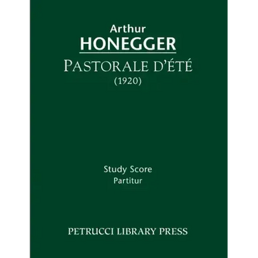 Pastorale d'ete: Study score