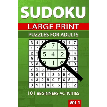 Sudoku Puzzles for Adults: 101 Beginners Activities