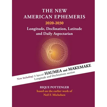 The New American Ephemeris 2020-2030: Longitude, Declination & Latitude