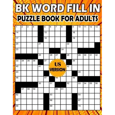 BK Word fill in puzzle book for adults: fill ins puzzle book for adults & seniors - Puzzle from (BK Bouchama)