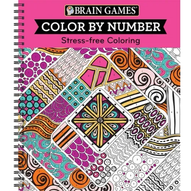 Brain Games - Color by Number: Stress-Free Coloring (Pink)