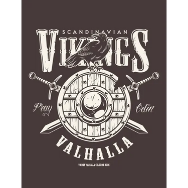Vikings Valhalla coloring book: Valhalla coloring book for vikings lovers adults . best gift for Halloween