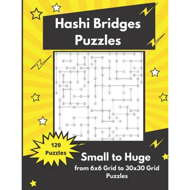 Hashi Bridges Puzzles Small to Huge: Bridges and Islands Puzzles
