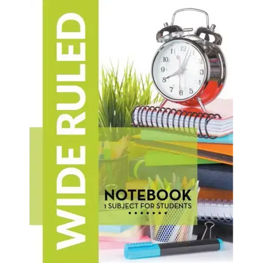 Wide Ruled Notebook - 1 Subject For Students