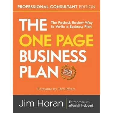 The One Page Business Plan Professional Consultant Edition