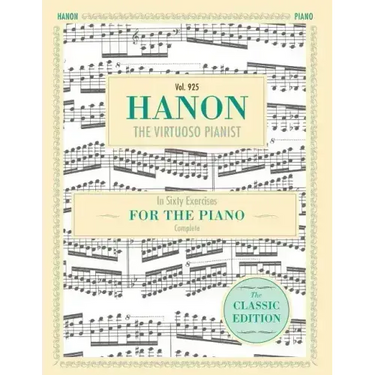 Hanon: The Virtuoso Pianist in Sixty Exercises, Complete (Schirmer's Library of Musical Classics, Vol. 925)