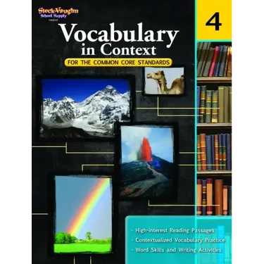 Vocabulary in Context for the Common Core Standards Reproducible Grade 4