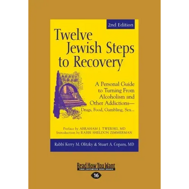 Twelve Jewish Steps to Recovery: A Personal Guide to Turning From Alcoholism and Other Addictions-Drugs, Food, Gambling, Sex... (Large Print 16pt)