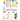 My first finger drawings: Cute animals finger painted, easy to draw for toddlers or small kids