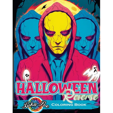 Reverse Coloring Book Halloween: Unveil Eerie Magic- Explore the Halloween World in Reverse with Every Stroke