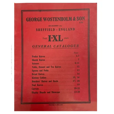 Wostenholm I*XL General Catalogue: Post 1900