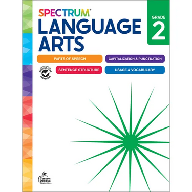 Spectrum Language Arts Workbook, Grade 2