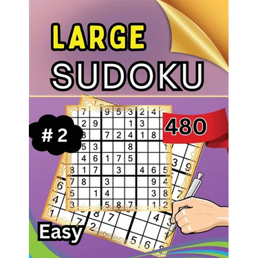 Large Sudoku 480 Easy #2: Easy Difficulty Perfect for Beginners