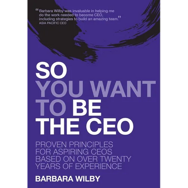 So You Want to Be the CEO: Proven Principles For Aspiring CEOs Based On Over Twenty Years Of Experience