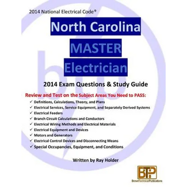North Carolina 2014 Master Electrician Study Guide