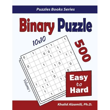Binary Puzzle: 500 Easy to Hard (10x10)