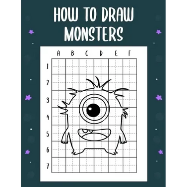 How to draw monsters: guide to draw monsters for Kids and adults to Learn to Draw Cute Stuff (How to draw)