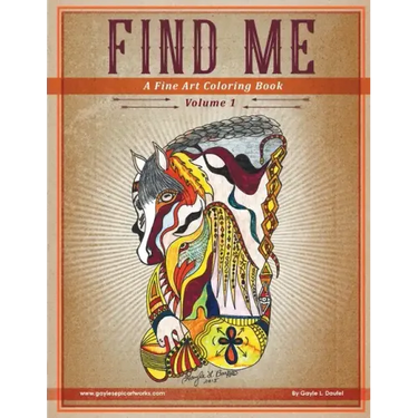 Find Me: A Fine Art Coloring Book - Volume 1