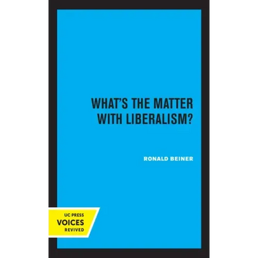 What's the Matter with Liberalism?