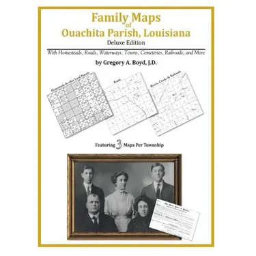 Family Maps of Ouachita Parish, Louisiana