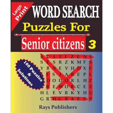 WORD SEARCH Puzzles for Senior Citizens 3 (Large Print)