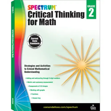 Spectrum Critical Thinking for Math, Grade 2: Volume 44