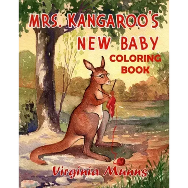 Mrs. Kangaroo's New Baby Coloring Book