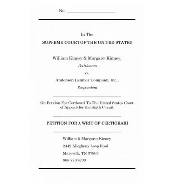 Petition for a Writ of Certiorari