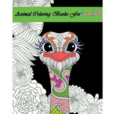 Animal Coloring Books For Teens: Stress Relieving Animal Designs