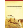 A Short Introduction to Hermeneutics