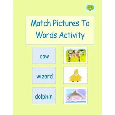 Match Pictures To Words Activity