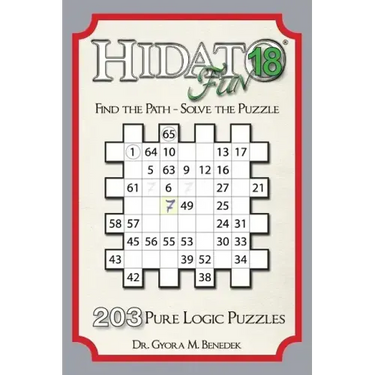 Hidato fun 18: 203 New Logic Puzzles