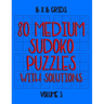 80 Normal Sudoko Puzzles with Solutions in 16 x 16 Grids, Volume 5: Number Placement Puzzles