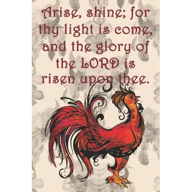 Arise, shine; for thy light is come, and the glory of the LORD is risen upon thee.: Dot Grid Paper