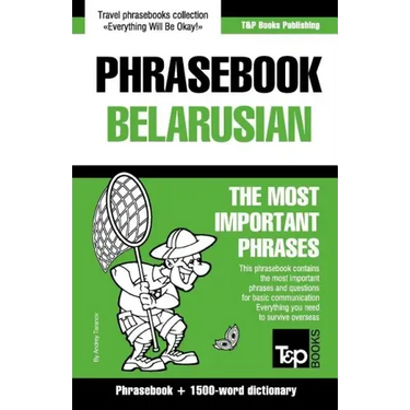 English-Belarusian phrasebook and 1500-word dictionary