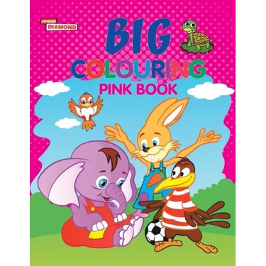 Big Colouring Pink Book for 5 to 9 years Old Kids Fun Activity and Colouring Book for Children