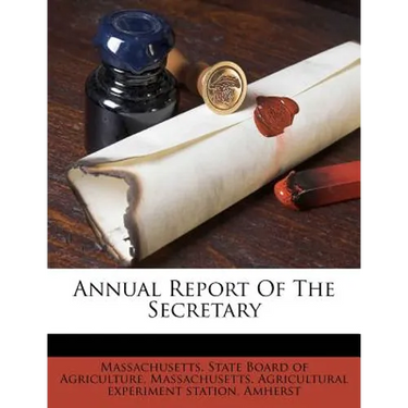Annual Report Of The Secretary