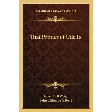 That Printer of Udell's