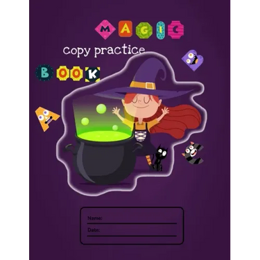 Magic copy practice book: Cute Letter Tracing Notebook for Toddlers 2-4 Years Old, dyslexia tools with calligraphy kits for kids and scholastic