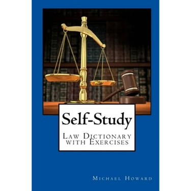 Self-Study UK Law Dictionary and Legal Letter Writing Exercise Book