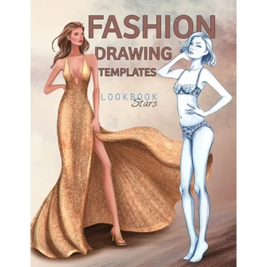 Fashion Drawing Templates: Female Figure Poses for Fashion Designers, Croquis Sketches for Illustration