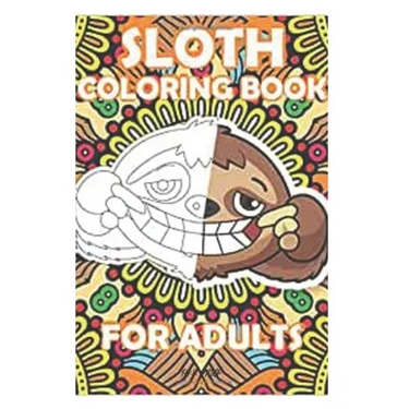 sloth coloring book for kids: 3-9 years old